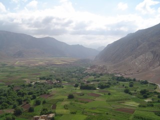 La vallée vu du ciel